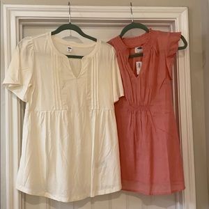 Bundle 2 tunic old navy maternity top